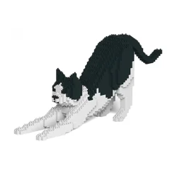 Jekca - Cat 13S-M02 - Lego - Sculpture - Construction - 4D - Brick Animals - Toys - Avvenice