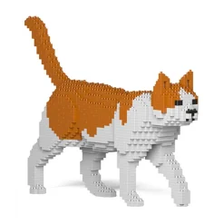 Jekca - Cat 11S-M03 - Lego - Sculpture - Construction - 4D - Brick Animals - Toys - Avvenice
