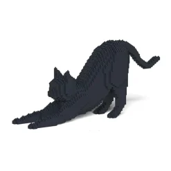 Jekca - Cat 09S-M02 - Lego - Sculpture - Construction - 4D - Brick Animals - Toys - Avvenice