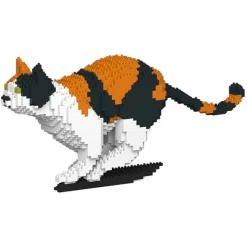 Jekca - Cat 20S-M01 - Lego - Sculpture - Construction - 4D - Brick Animals - Toys - Avvenice
