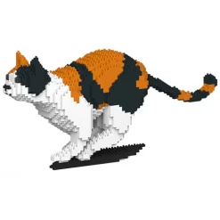 Jekca - Cat 20S-M01 - Lego - Sculpture - Construction - 4D - Brick Animals - Toys - Avvenice