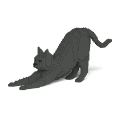 Jekca - Cat 09S-M03 - Lego - Sculpture - Construction - 4D - Brick Animals - Toys - Avvenice