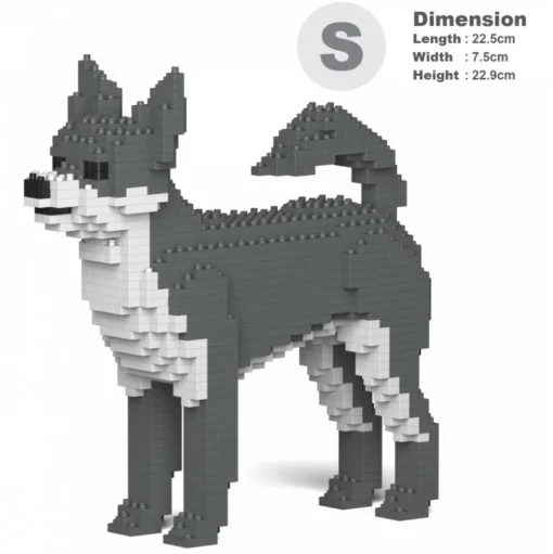 Jekca - Chihuahua 01S-M04 - Lego - Sculpture - Construction - 4D - Brick Animals - Toys - Avvenice