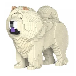 Jekca - Chow Chow 02S-M04 - Lego - Sculpture - Construction - 4D - Brick Animals - Toys - Avvenice