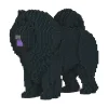 Jekca - Chow Chow 02S-M03 - Lego - Sculpture - Construction - 4D - Brick Animals - Toys - Avvenice