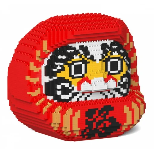 Jekca - Daruma Doll 01-M01 - Big - Lego - Sculpture - Construction - 4D - Brick Animals - Toys - Avvenice
