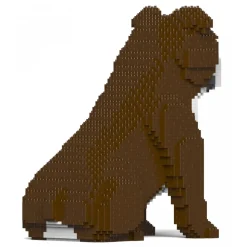 Jekca - English Bulldog 4-in-1 Pack 01S-M01 - Lego - Sculpture - Construction - 4D - Brick Animals - Toys - Avvenice