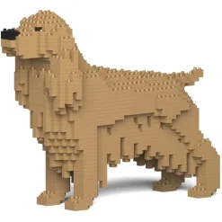 Jekca - English Cocker Spaniel 01-M01 - Big - Lego - Sculpture - Construction - 4D - Brick Animals - Toys - Avvenice