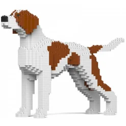 Jekca - English Pointer 01-M01 - Big - Lego - Sculpture - Construction - 4D - Brick Animals - Toys - Avvenice