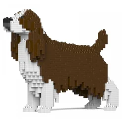 Jekca - English Springer Spaniel 01S-M03 - Lego - Sculpture - Construction - 4D - Brick Animals - Toys - Avvenice