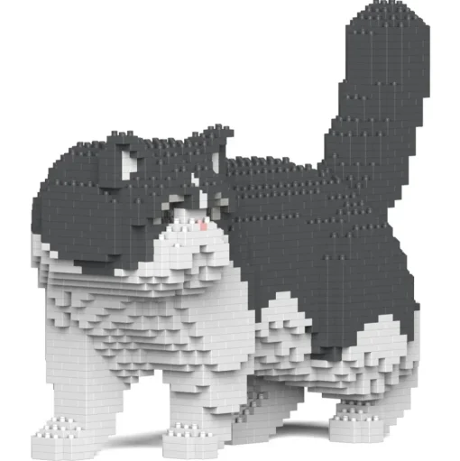 Jekca - Exotic Shorthair Cat 01S-M02 - Lego - Sculpture - Construction - 4D - Brick Animals - Toys - Avvenice