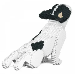 Jekca - French Bulldog 05-M04 - Big - Lego - Sculpture - Construction - 4D - Brick Animals - Toys - Avvenice