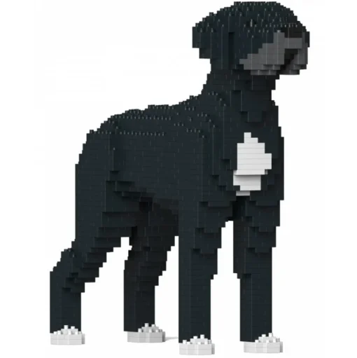Jekca - Great Dane 01-M02 - Big - Lego - Sculpture - Construction - 4D - Brick Animals - Toys - Avvenice