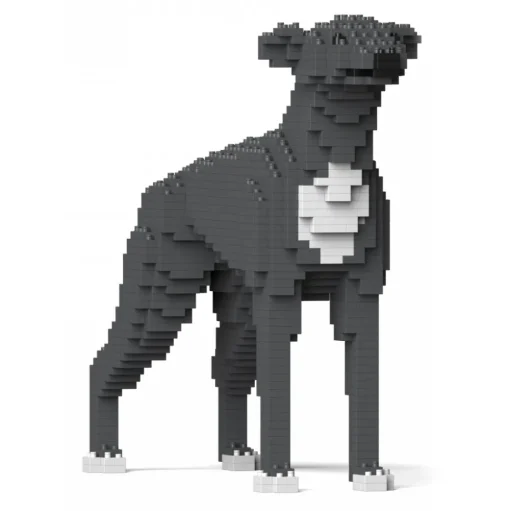 Jekca - Greyhound 01S-M03 - Lego - Sculpture - Construction - 4D - Brick Animals - Toys - Avvenice