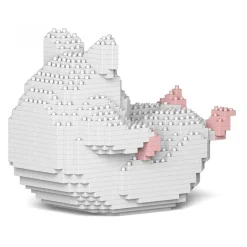 Jekca - Hamster 04S-M04 - Lego - Sculpture - Construction - 4D - Brick Animals - Toys - Avvenice