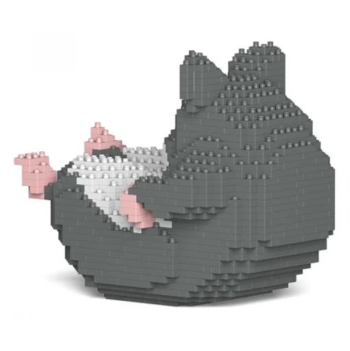 Jekca - Hamster 04S-M02 - Lego - Sculpture - Construction - 4D - Brick Animals - Toys - Avvenice