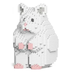 Jekca - Hamster 01S-M04 - Lego - Sculpture - Construction - 4D - Brick Animals - Toys - Avvenice