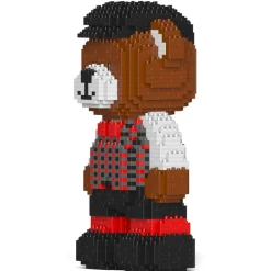 Jekca - Jekca Bear (Welsh) 01 - Lego - Sculpture - Construction - 4D - Brick Animals - Toys - Avvenice
