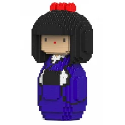 Jekca - Kokeshi Doll 01S-M02 - Lego - Sculpture - Construction - 4D - Brick Animals - Toys - Avvenice