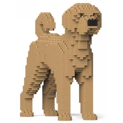 Jekca - Labradoodle 01S-M02 - Lego - Sculpture - Construction - 4D - Brick Animals - Toys - Avvenice
