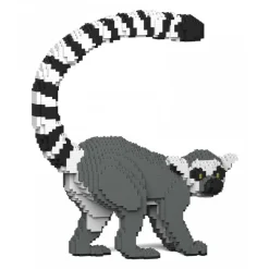 Jekca - Lemur 01S - Lego - Sculpture - Construction - 4D - Brick Animals - Toys - Avvenice