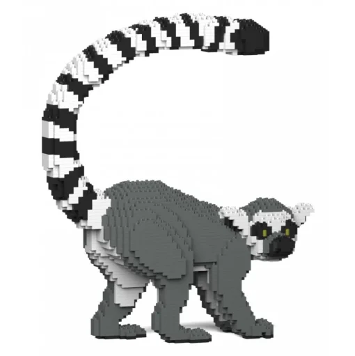 Jekca - Lemur 01S - Lego - Sculpture - Construction - 4D - Brick Animals - Toys - Avvenice