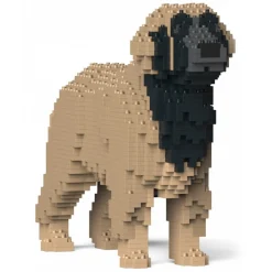 Jekca - Leonberger 01-M02 - Big - Lego - Sculpture - Construction - 4D - Brick Animals - Toys - Avvenice