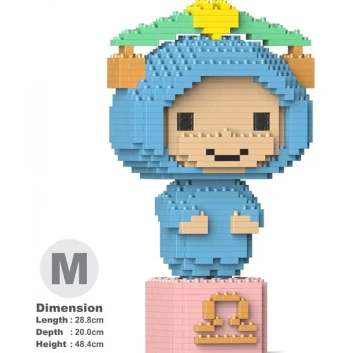 Jekca - Libra 01 - Big - Lego - Sculpture - Construction - 4D - Brick Animals - Toys - Avvenice