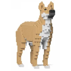 Jekca - Mongrel 01S-M01 - Lego - Sculpture - Construction - 4D - Brick Animals - Toys - Avvenice