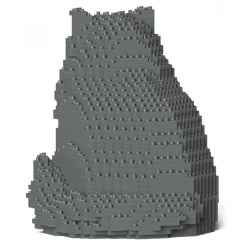 Jekca - Persian Cat 01S-M02 - Lego - Sculpture - Construction - 4D - Brick Animals - Toys - Avvenice