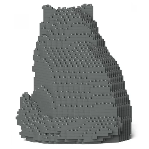 Jekca - Persian Cat 01S-M02 - Lego - Sculpture - Construction - 4D - Brick Animals - Toys - Avvenice