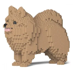 Jekca - Pomeranian 02S-M04 - Lego - Sculpture - Construction - 4D - Brick Animals - Toys - Avvenice