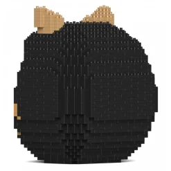Jekca - Shiba Daruma Doll 01S-M02 - Lego - Sculpture - Construction - 4D - Brick Animals - Toys - Avvenice