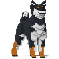 Jekca - Shiba Inu 01-M02 - Big - Lego - Sculpture - Construction - 4D - Brick Animals - Toys - Avvenice