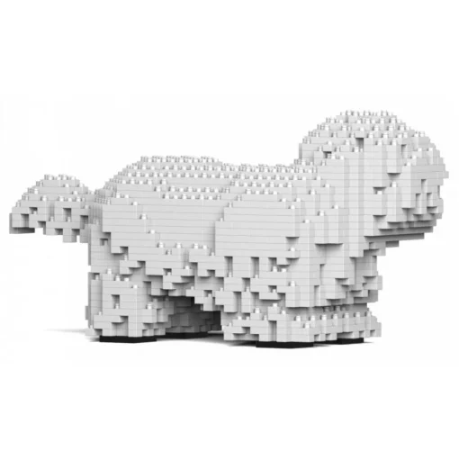 Jekca - Shih Tzu 01S-M03 - Lego - Sculpture - Construction - 4D - Brick Animals - Toys - Avvenice