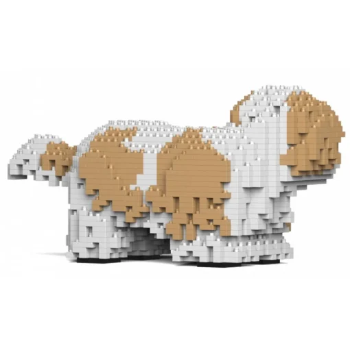 Jekca - Shih Tzu 01S-M04 - Lego - Sculpture - Construction - 4D - Brick Animals - Toys - Avvenice