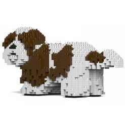 Jekca - Shih Tzu 01S-M01 - Lego - Sculpture - Construction - 4D - Brick Animals - Toys - Avvenice