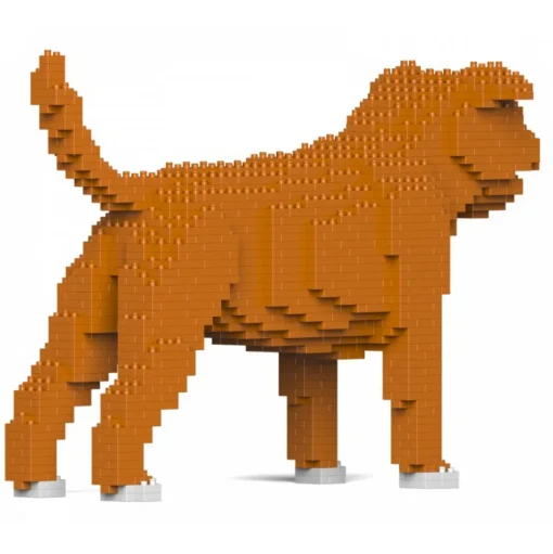Jekca - Staffordshire Bull Terrier 01-M01 - Big - Lego - Sculpture - Construction - 4D - Brick Animals - Toys - Avvenice