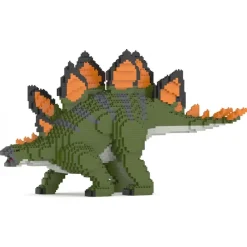 Jekca - Stegosaurus 01-M01 - Big - Lego - Sculpture - Construction - 4D - Brick Animals - Toys - Avvenice