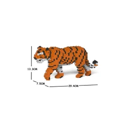 Jekca - Tiger - Mammal - 01S - Lego - Sculpture - Construction - 4D - Brick Animals - Toys - Avvenice