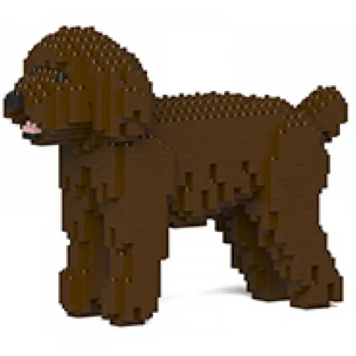 Jekca - Toy Poodle 01-M05 - Big - Lego - Sculpture - Construction - 4D - Brick Animals - Toys - Avvenice