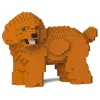 Jekca - Toy Poodle 05-M04 - Big - Lego - Sculpture - Construction - 4D - Brick Animals - Toys - Avvenice