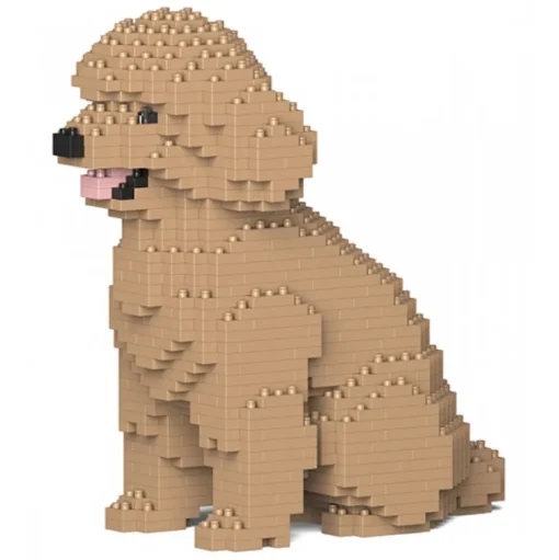 Jekca - Toy Poodle 03-M03 - Big - Lego - Sculpture - Construction - 4D - Brick Animals - Toys - Avvenice