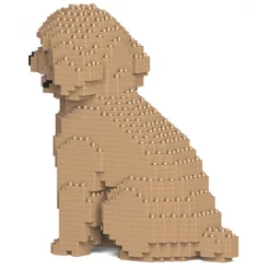Jekca - Toy Poodle 03-M03 - Big - Lego - Sculpture - Construction - 4D - Brick Animals - Toys - Avvenice