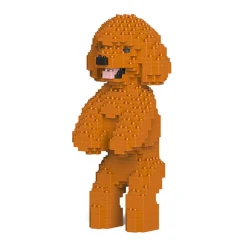 Jekca - Toy Poodle 04S-M04 - Lego - Sculpture - Construction - 4D - Brick Animals - Toys - Avvenice