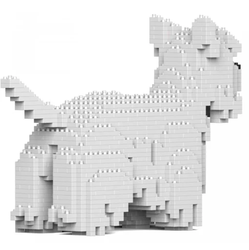 Jekca - West Highland White Terrier 01S - Lego - Sculpture - Construction - 4D - Brick Animals - Toys - Avvenice