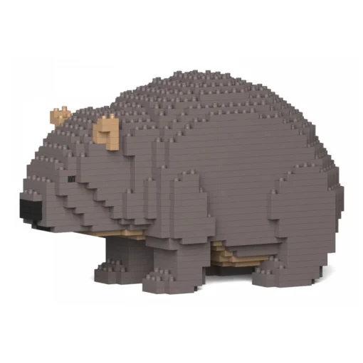 Jekca - Wombat 01S - Lego - Sculpture - Construction - 4D - Brick Animals - Toys - Avvenice