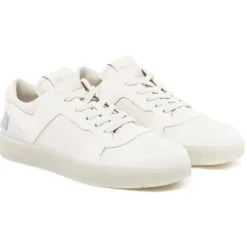 Jimmy Choo - Calf Leather Florent Low-Top Sneakers - White Beige - Jimmy Choo Exclusive Luxury Collection - Avvenice
