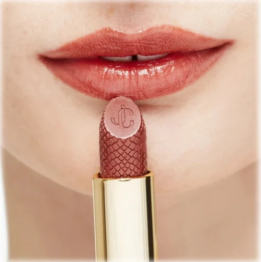 Jimmy Choo - JC Satin Lip Colour - Natural Glow Satin Lipstick - Exclusive Collection - Luxury Fragrance - Avvenice