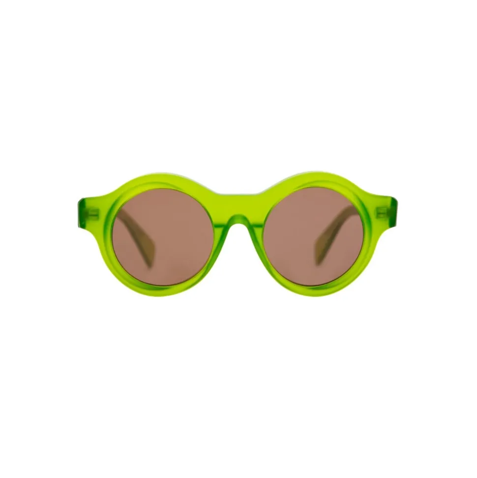 Kuboraum - Mask A1 - Lime Matt - A1 GR M - Sunglasses - Kuboraum Eyewear - Avvenice